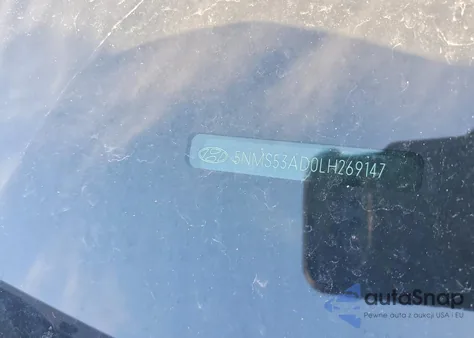 2020 Hyundai Santa Fe Limited from USA, damaged, VIN 5NMS53AD0LH269147